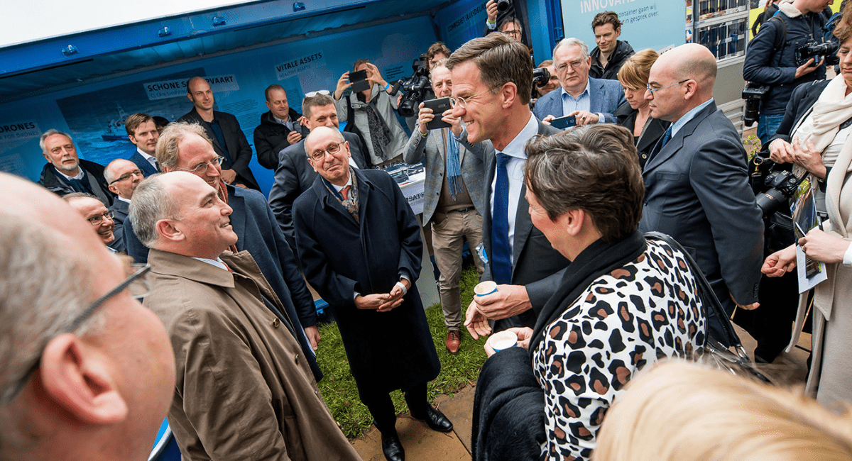 Mark Rutte op Innovation Expo 2016 in Amsterdam