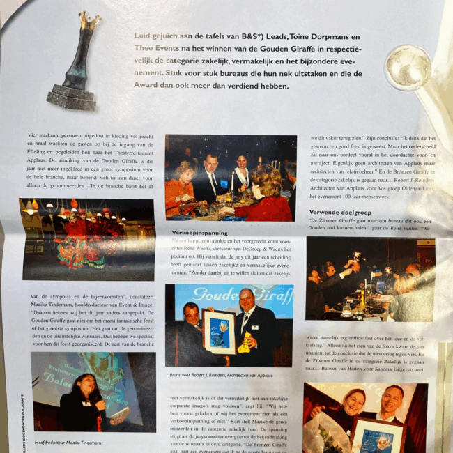 Uitreiking Gouden Giraffe