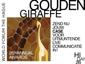 Inschrijving 26e Gouden Giraffe Award is nu geopend