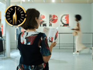 Event stylist en Gouden Giraffe logo