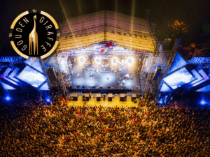 Live event met Gouden Giraffe logo